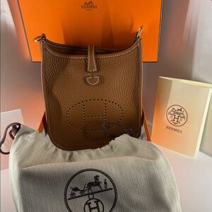Hermès Evelyne TPM Gold/Gold: BNIB!!!